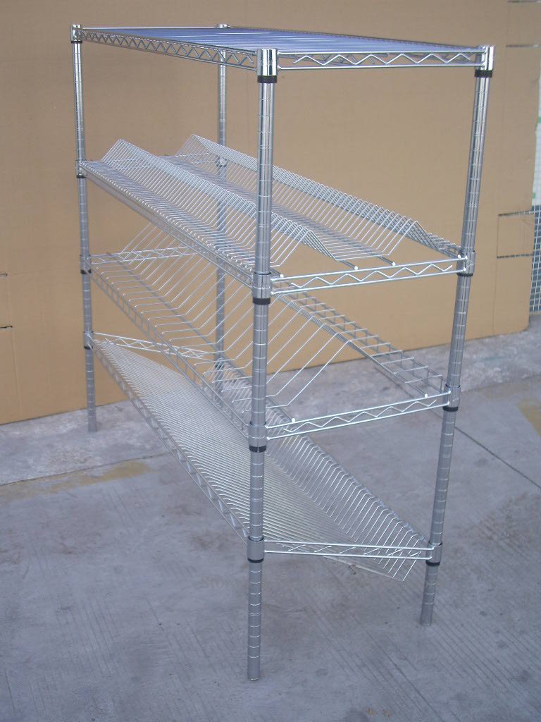 ESD-Safe SMT Multilayer Metal Wire Frame Storage Cart