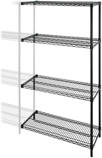  Add On Adjustable Wire Shelving With 4 Shelves,NSF Approval