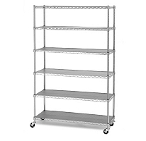 6 layers wire shelving
