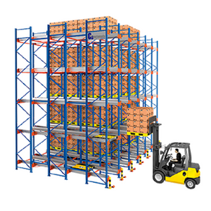 Food Beverage Drive in Industrial Storage Racks 