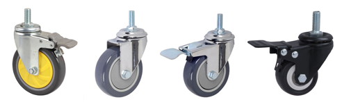 3-layer chrome-plated mobile metal trolley with handle