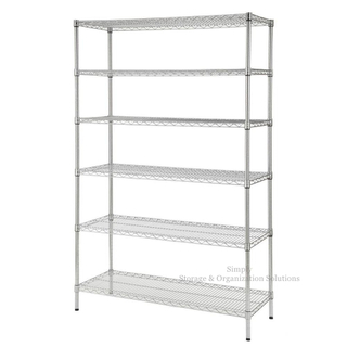 Heavy Duty Commercial Adjustable Chrome Shelving Unit Sales Shop Wire Rack