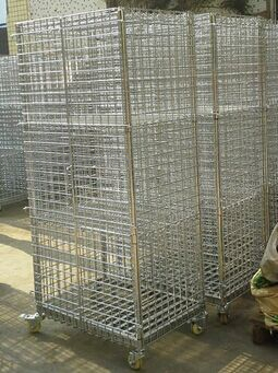 Zinc Plated Mobility Chrome Wire Security Cart Tools Storage