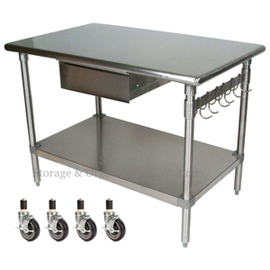 Kitchen Working Desk Big Type Dining Hall Meal Prepare Table