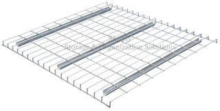 50x50 Grid U Channel Wire Mesh Decking for Heavy Duty Pallet Racking